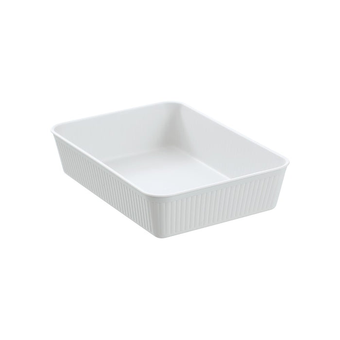 Boxsweden Ribbed Storage Tray 24X17.5X5.5Cm