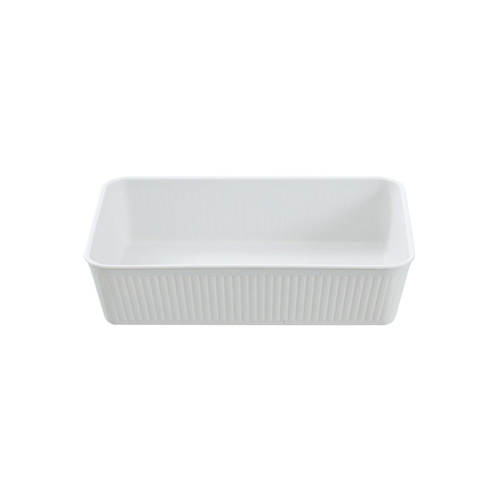 Boxsweden Ribbed Storage Tray 24X17.5X5.5Cm
