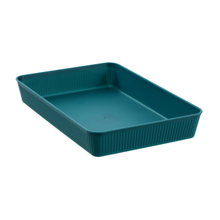Boxsweden Ribbed Storage Tray 36X24.5X5.5Cm