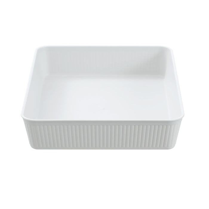 Boxsweden Ribbed Storage Tray 36X24.5X5.5Cm
