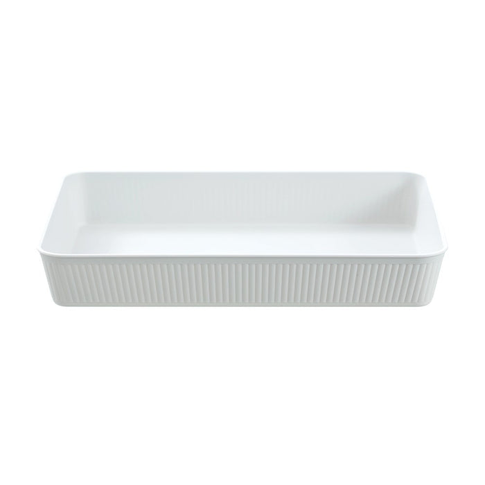 Boxsweden Ribbed Storage Tray 36X24.5X5.5Cm
