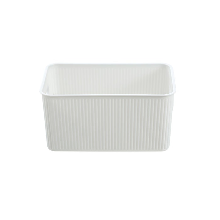 Boxsweden Ribbed Storage Basket 6L 27.5X17.5X13Cm