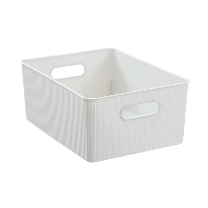 Boxsweden Ribbed Storage Basket 16L 38X28.5X16Cm