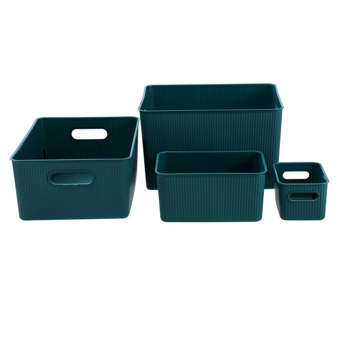 Boxsweden Ribbed Storage Basket 24L 38X28.5X22.5Cm