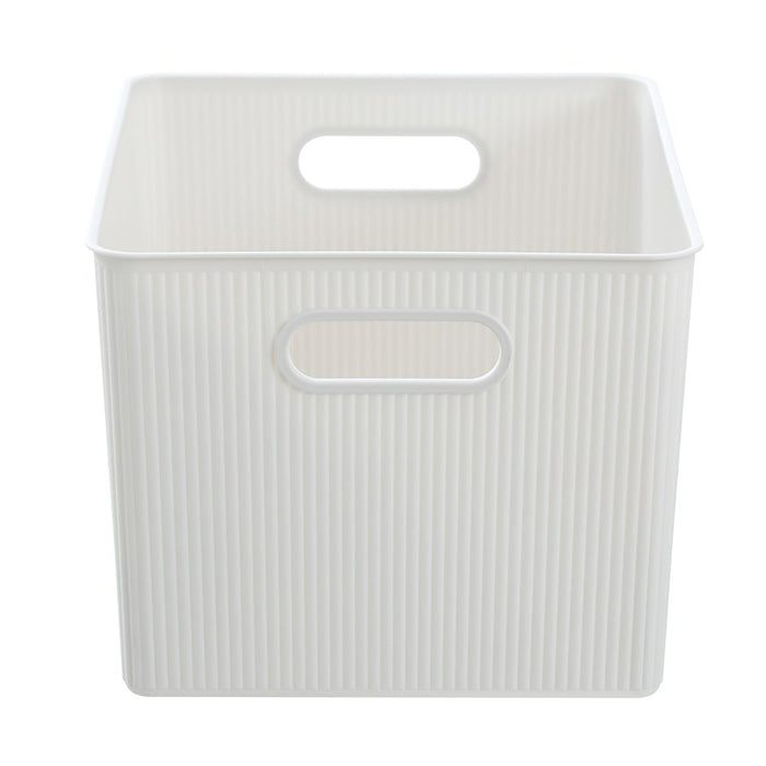 Boxsweden Ribbed Storage Basket 24L 38X28.5X22.5Cm