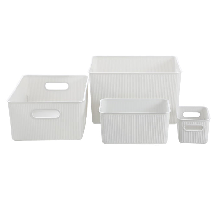 Boxsweden Ribbed Storage Basket 24L 38X28.5X22.5Cm