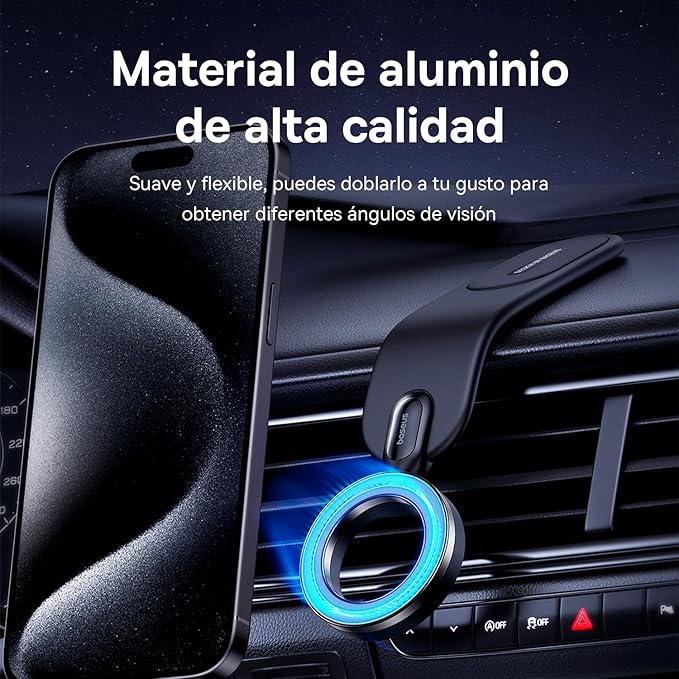 Baseus C02 Go Series Magnetic Car Phone Mount-Cluster Black