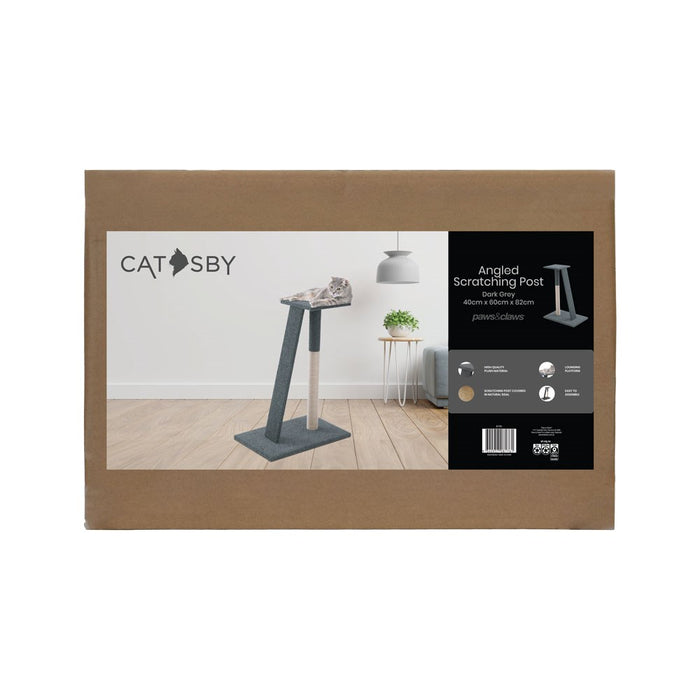 Paws & Claws CATSBY ANGLED SCRATCHING POST 40X60X82CM