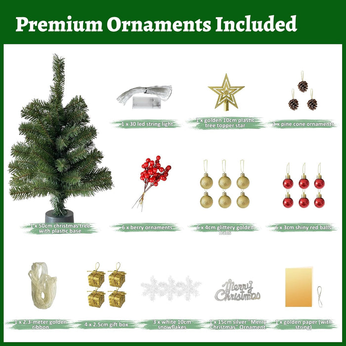 JPM Small Christmas Tree 22inch perfect choice for small apartments, dorm rooms, offices, or anyone living alone