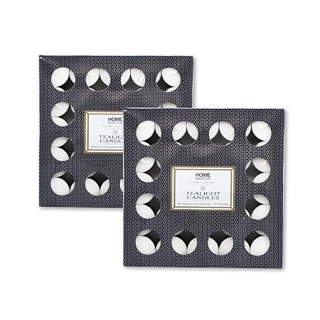Candle Unscented Tealight 9 Hour 50pc
