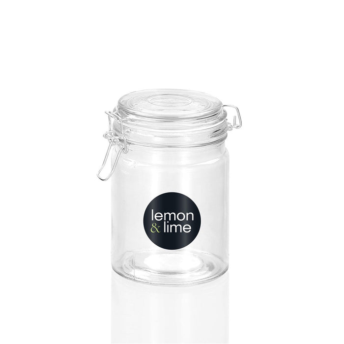 Lemon & Lime FRESCO GLASS CLIP JAR 700ML 15.5X10CM
