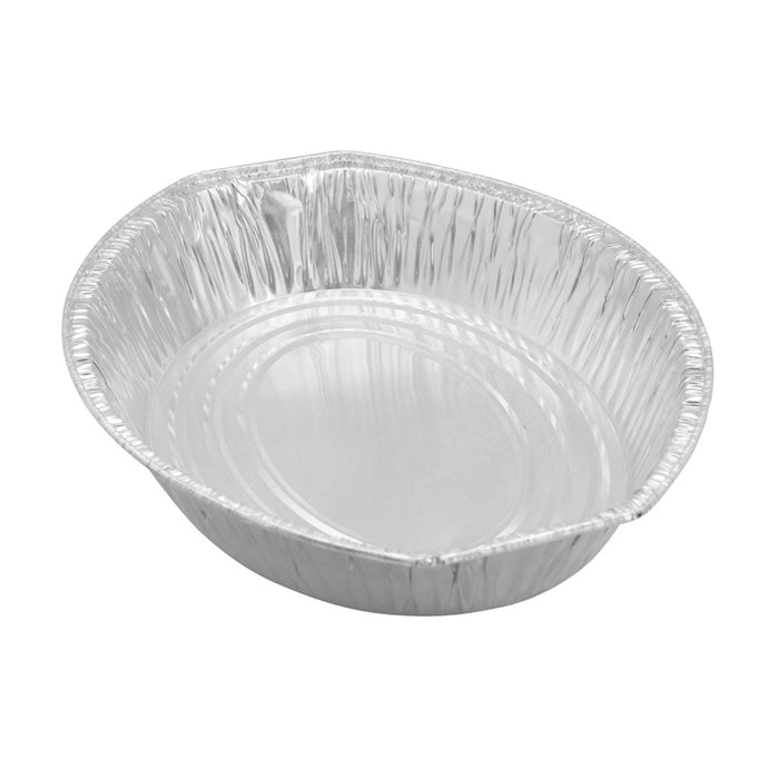 Lemon & Lime FOIL OVAL TRAY LARGE 46X34.5X7.5CM SHELF READY PDQ