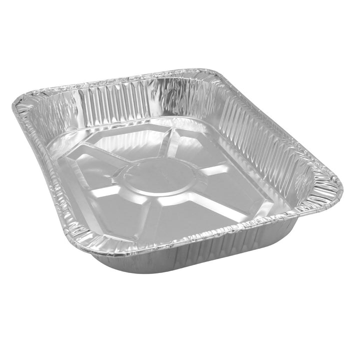 Lemon & Lime FOIL TRAY W/ WIRE HANDLES 45.5X34X6.5CM SHELF READY PDQ