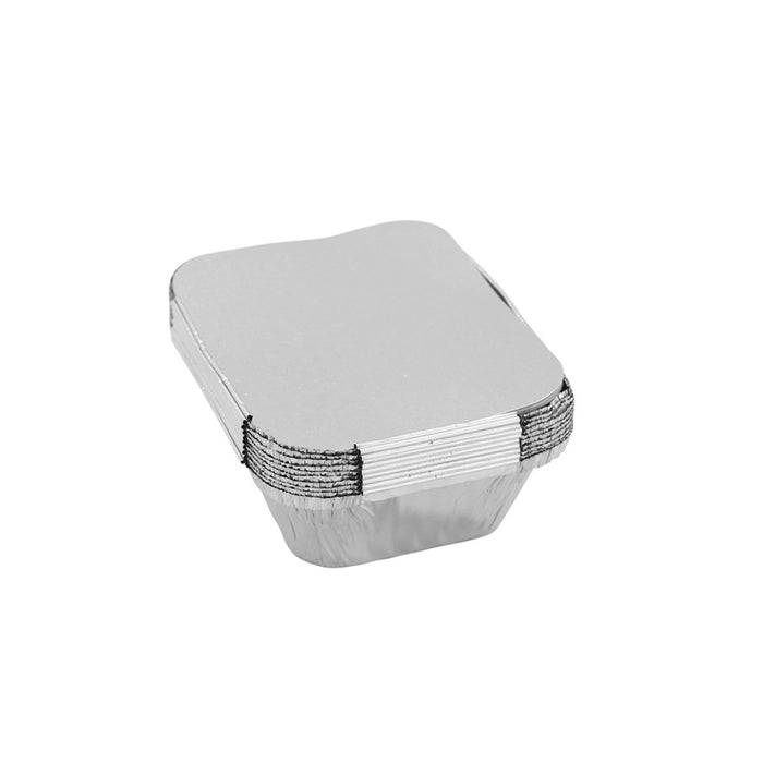 Lemon & Lime FOIL CONTAINER W/ LID 10PK 15X12X4.5CM SHELF READY PDQ