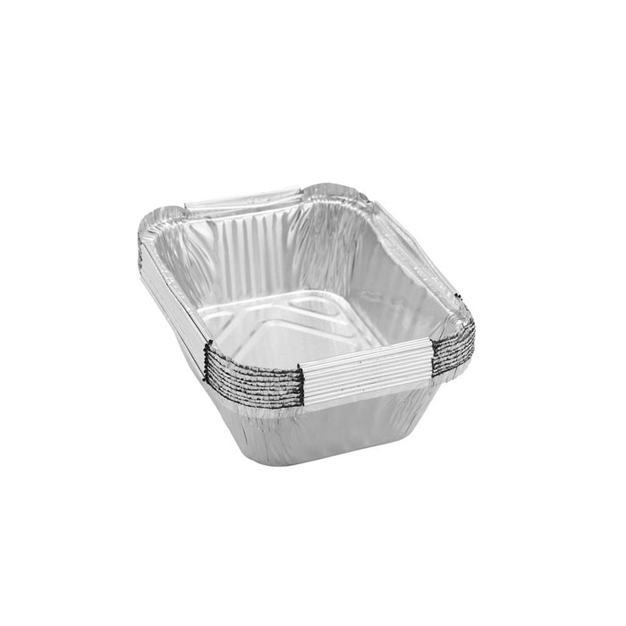 Lemon & Lime FOIL CONTAINER W/ LID 10PK 15X12X4.5CM SHELF READY PDQ