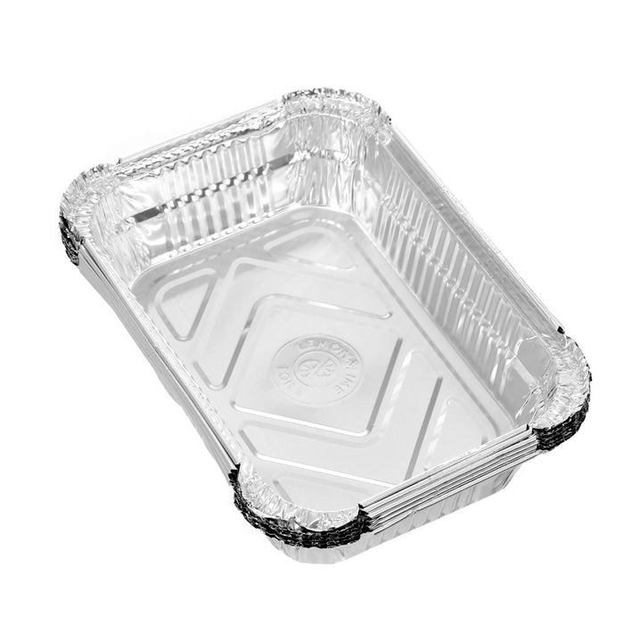 Lemon & Lime FOIL CONTAINERS W/ LID 6PK 18.5X13X5CM SHELF READY PDQ
