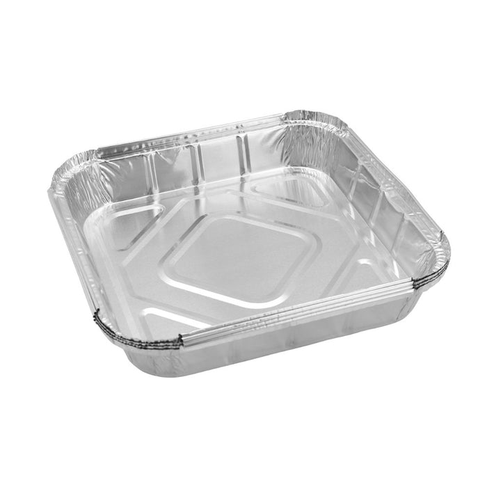 Lemon & Lime FOIL CONTAINER W/ LID 4PK 25X25X5CM SHELF READY PDQ