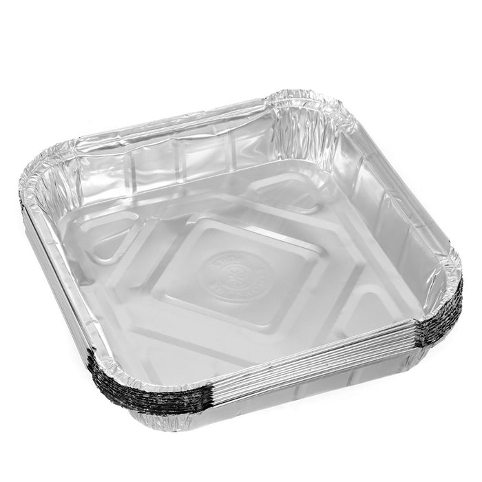 Lemon & Lime FOIL CONTAINER W/LID 10PK 25X25X5CM SHELF READY PDQ