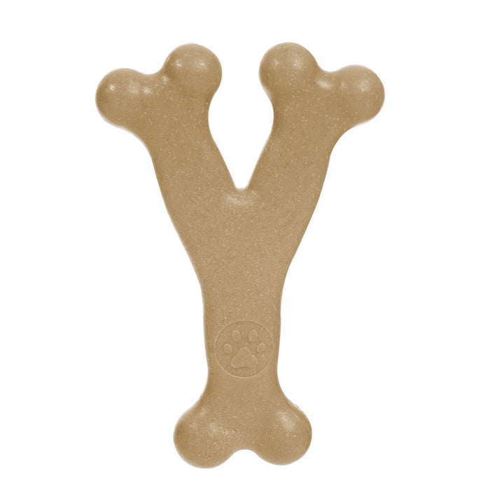Paws & Claws BOOBONE WISHBONE LARGE 17.5X11.5X3CM 2 ASSTD CHICKEN & BEEF
