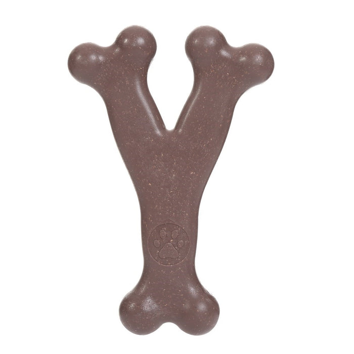 Paws & Claws BOOBONE WISHBONE LARGE 17.5X11.5X3CM 2 ASSTD CHICKEN & BEEF
