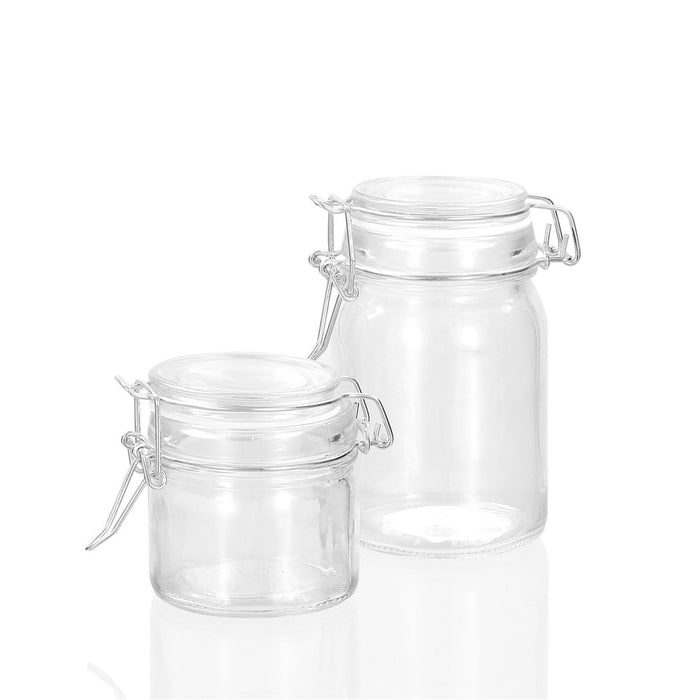 Lemon & Lime FRESCO GLASS CLIP JAR 240ML 12X7.5CM