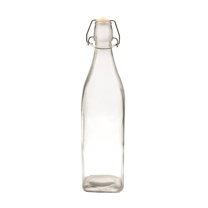 Lemon & Lime GLASS WATER BOTTLE 1L 32.5CM X 8CM