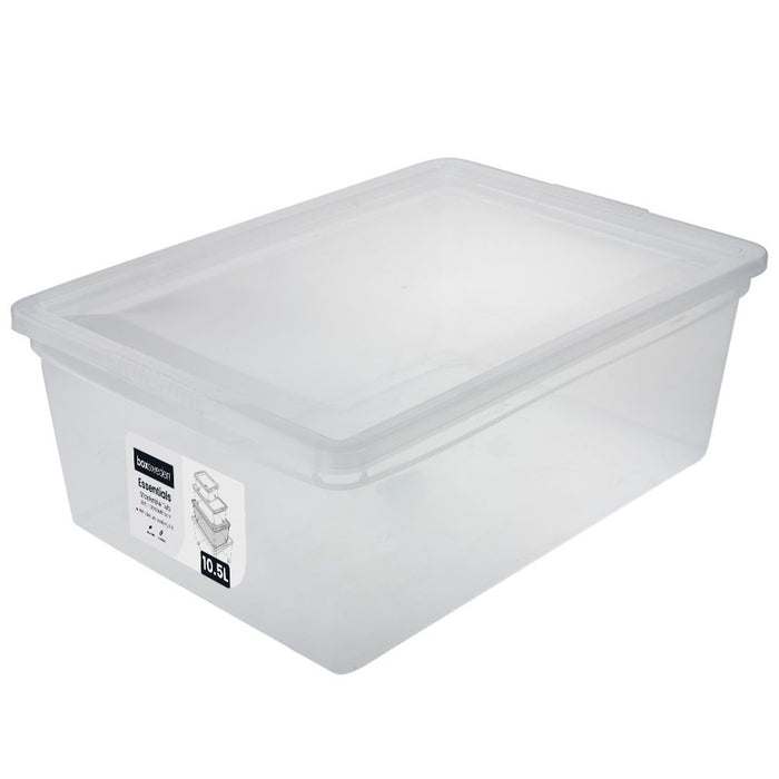 Boxsweden Essentials Stackable Tub 10.5L 36X26X13.5Cm Clear