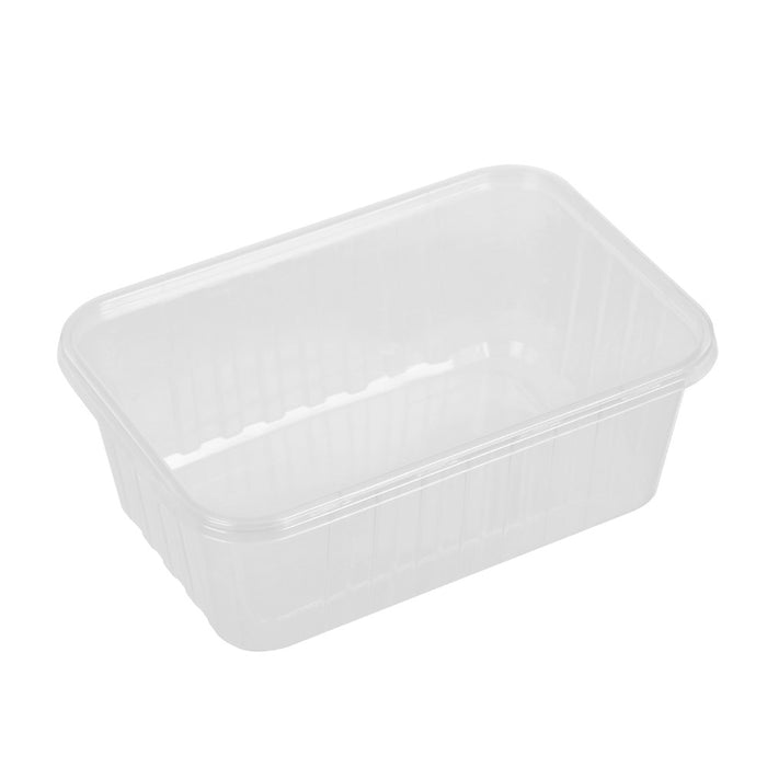 Lemon & Lime PREMIUM REUSABLE CONTAINERS 10PK 1L CLEAR BODY & CLEAR LID