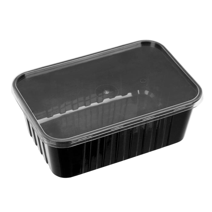 Lemon & Lime PREMIUM REUSABLE CONTAINERS 10PK 1L CLEAR BODY & CLEAR LID