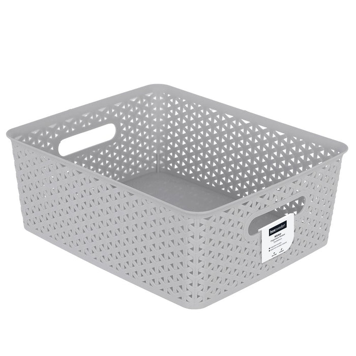 Boxsweden Wicker Design Organiser Basket 35X29X13Cm