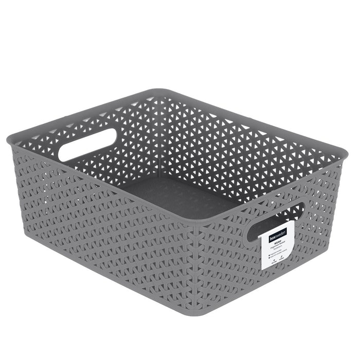 Boxsweden Wicker Design Organiser Basket 35X29X13Cm