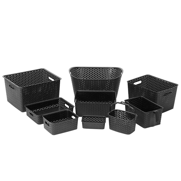 Boxsweden Wicker Oval Laundry Basket 25L 50X33.5X25.5Cm