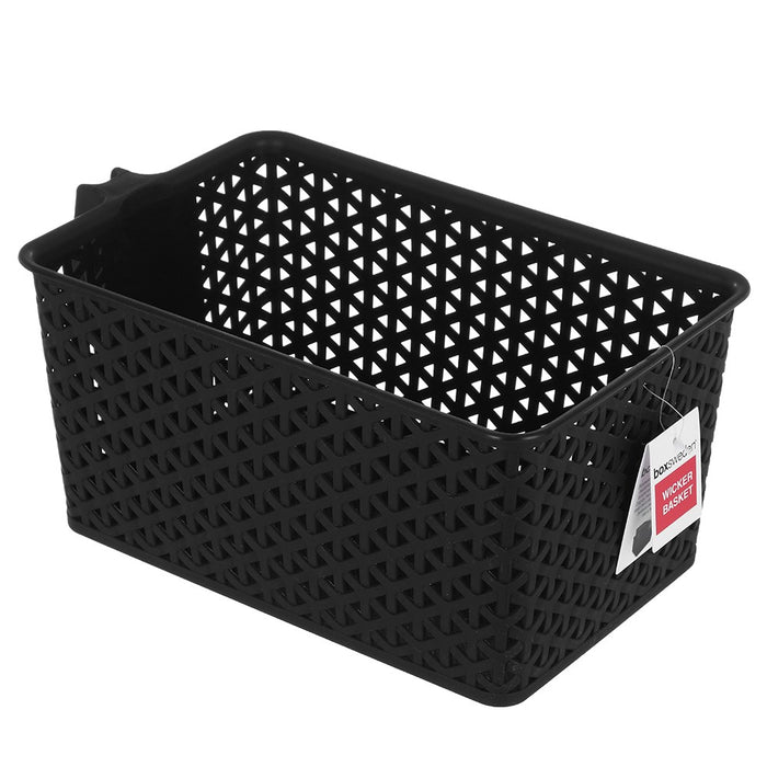 Boxsweden Wicker Design Easy Grab 6.5L Basket 33X19.5X14.5Cm