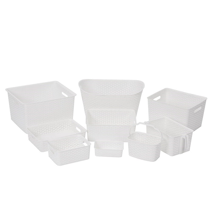 Boxsweden Wicker Design Easy Grab 6.5L Basket 33X19.5X14.5Cm