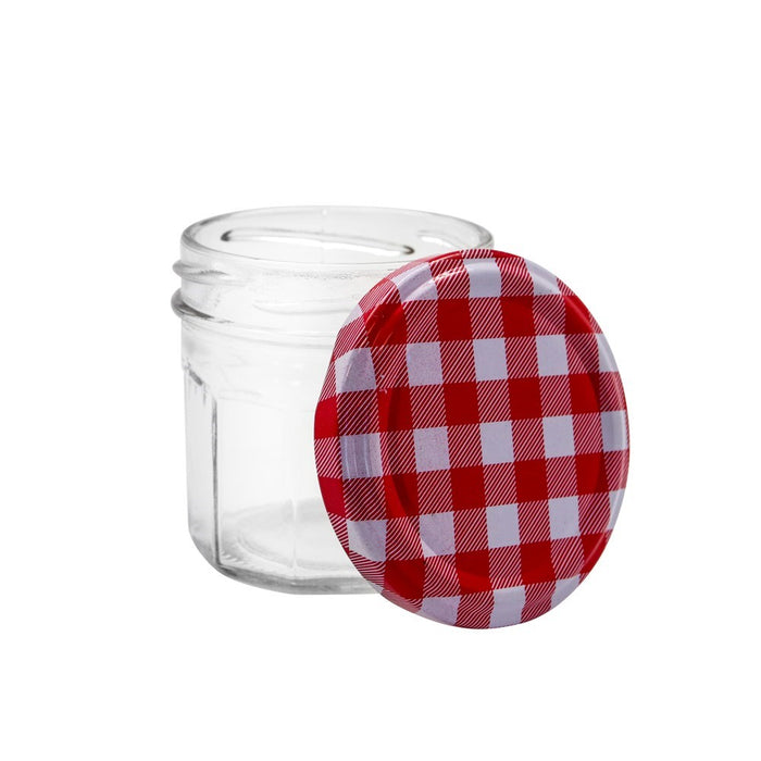 Lemon & Lime TOSCANA GLASS CONSERVE JARS 4PK 100ML CLASSIC LID 6.5X6.5X6.5CM