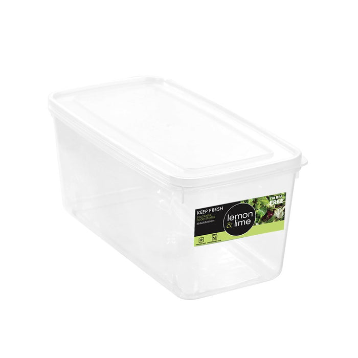 Lemon & Lime KEEP FRESH STACKABLE FOOD STORER 3L 27X13.5X12.5CM