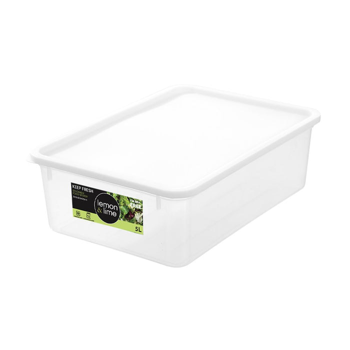 Lemon & Lime KEEP FRESH STACKABLE FOOD STORER 5L 30.5X21.5X9.5CM