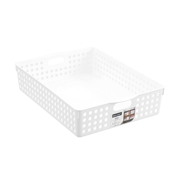Boxsweden Mode Basket White 35X25.5X7.5Cm