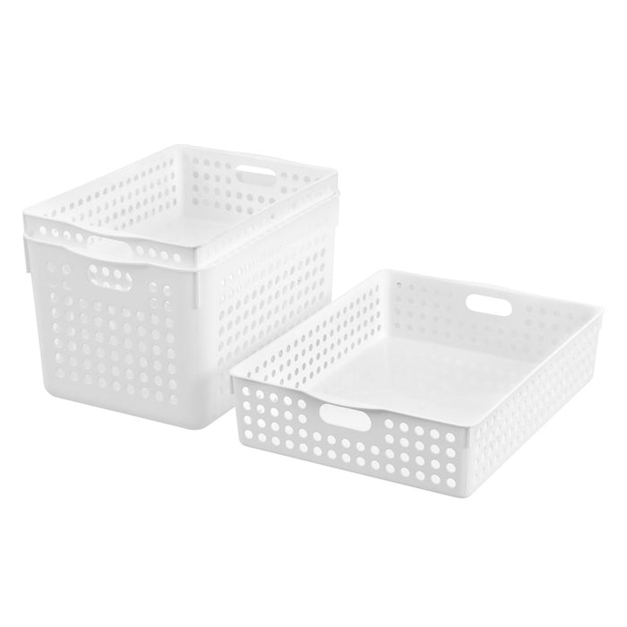 Boxsweden Mode Basket White 35X25.5X7.5Cm