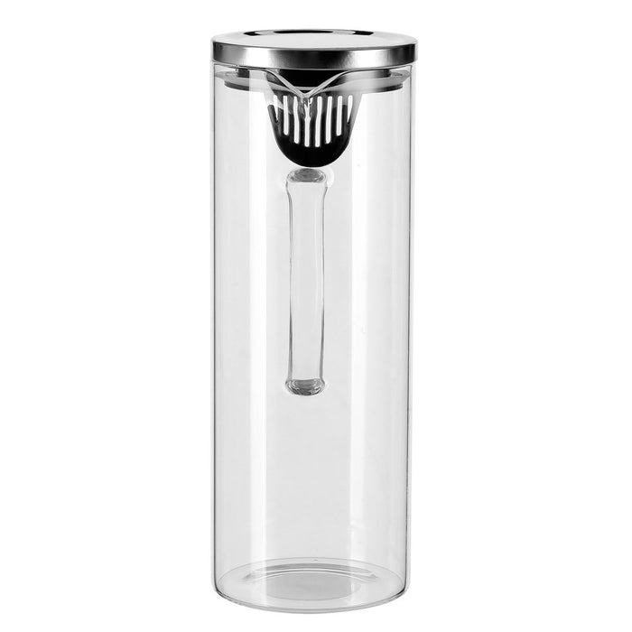 Lemon & Lime GLASS WATER JUG 1.8L WITH STAINLESS STEEL LID