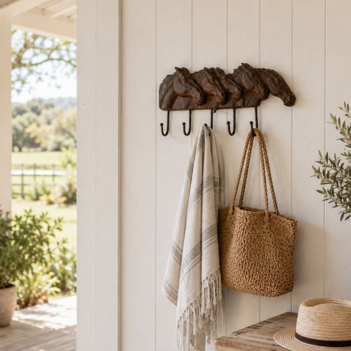 2 set Horse Head Multi Wall Hook