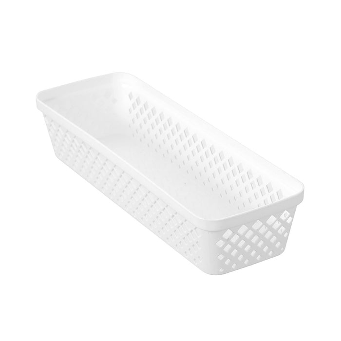 Boxsweden Boxsweden Diamond Organiser Tray 33X11X6.5Cm White