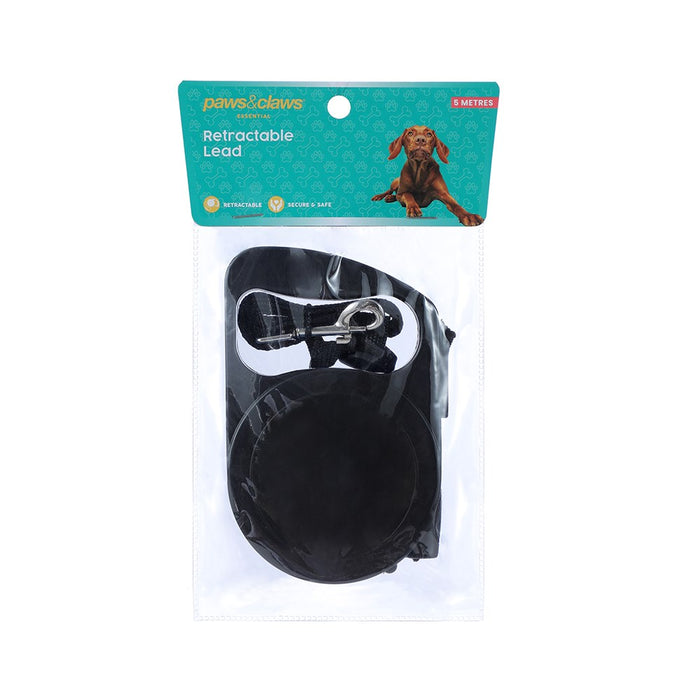 Paws & Claws RETRACTABLE DOG LEAD 5M
