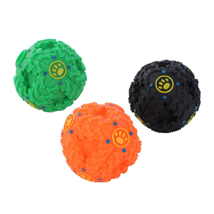 Paws & Claws HIDE A TREAT GIGGLE BALL PET TOY 11CM