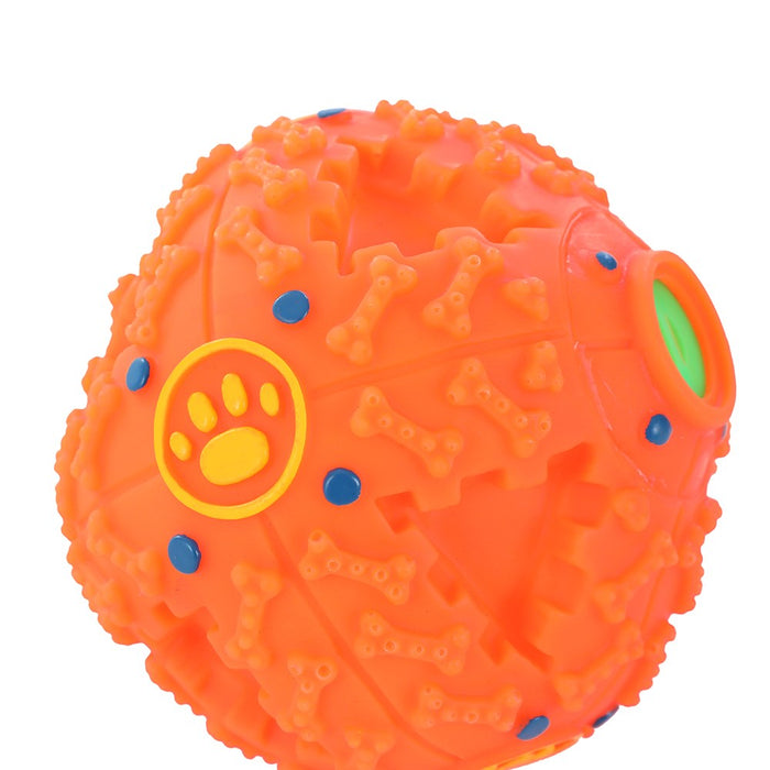 Paws & Claws HIDE A TREAT GIGGLE BALL PET TOY 11CM