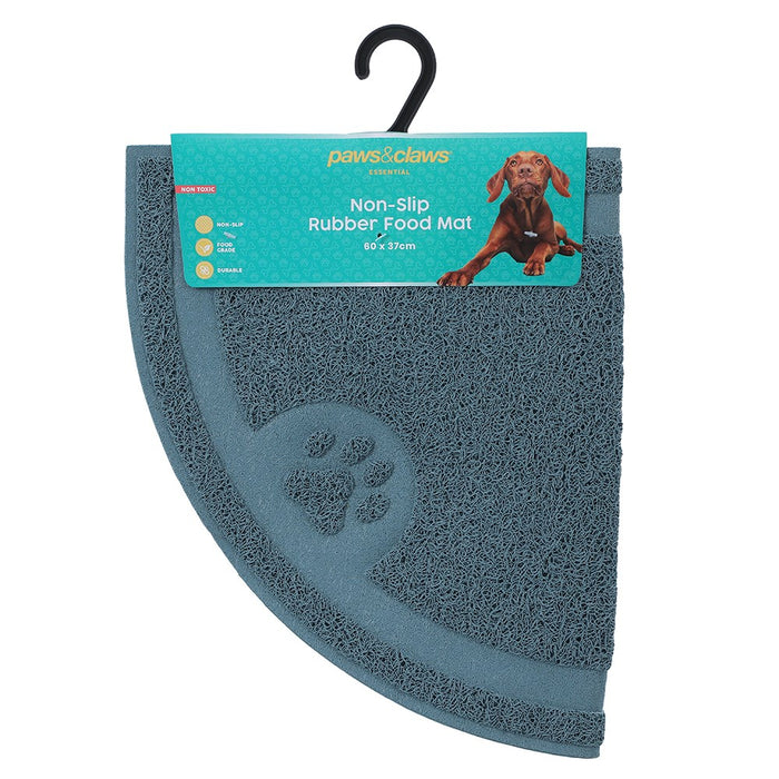 Paws & Claws PET NON SLIP FOOD MAT 60X37CM