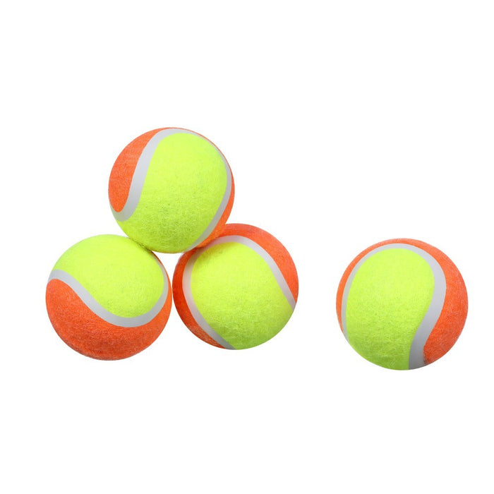 Paws & Claws MINI TENNIS BALL 4PK 4.5CM COLOURS