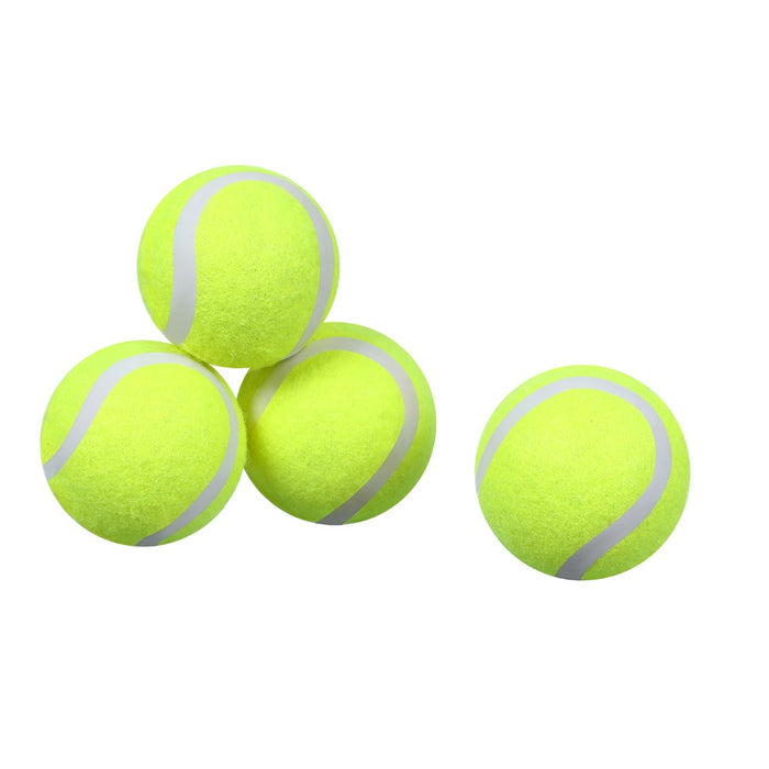 Paws & Claws MINI TENNIS BALL 4PK 4.5CM COLOURS