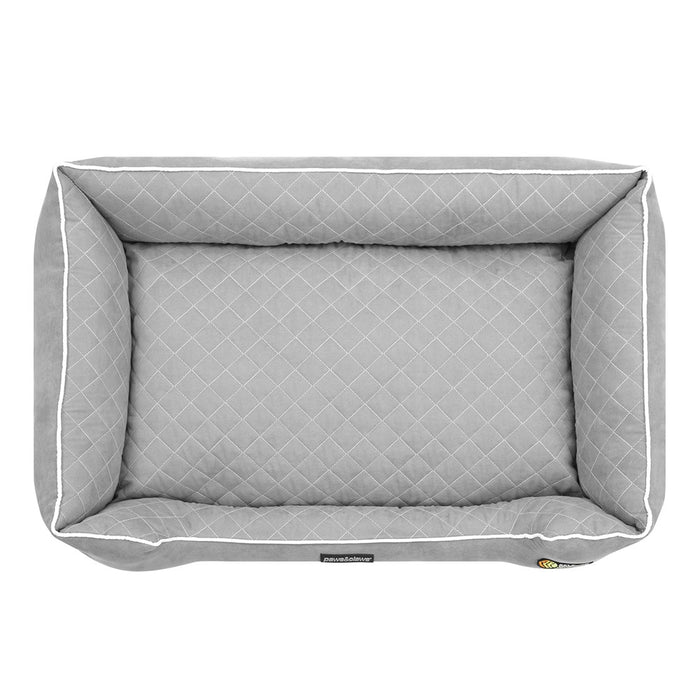 Paws & Claws SELF WARMING WALLED BED GREY 90X60X22CM LARGE