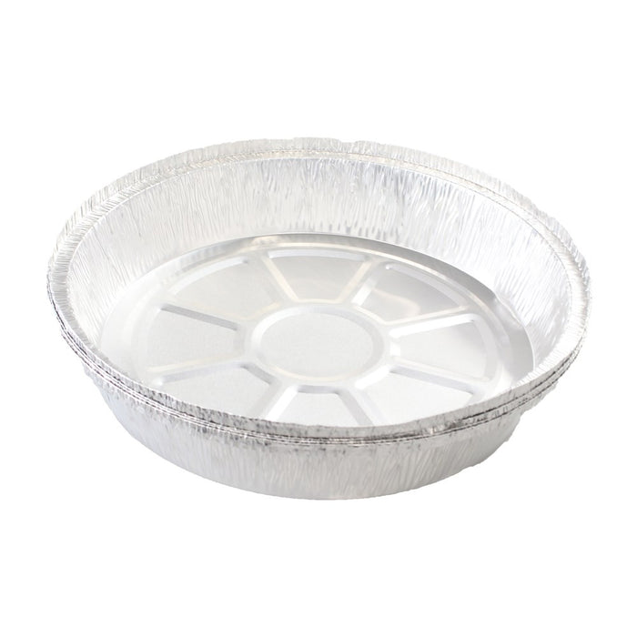 Lemon & Lime FOIL CONTAINER W/LID ROUND 4PK 23CM SHELF READY PDQ
